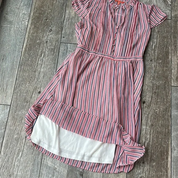 Modcloth Red, White, and Blue Striped Dress Perfect for 4th of July! - Picture 4 of 9